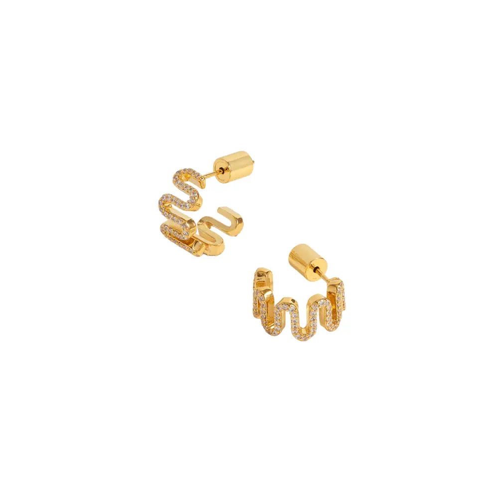 Estella Bartlett Swirl Hoop Earring